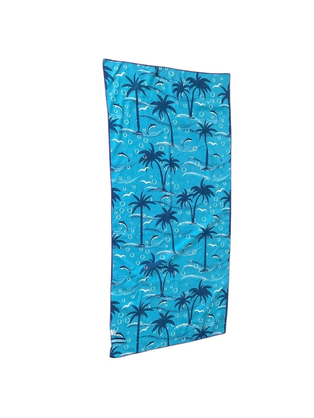 Mandala & Palm Tree Reversible Microfiber Beach Towel Quick Dry Yoga Meditation